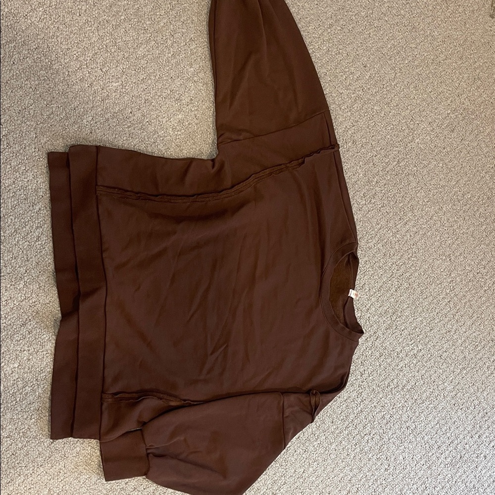 Brown Long Sleeve Sweatshirt